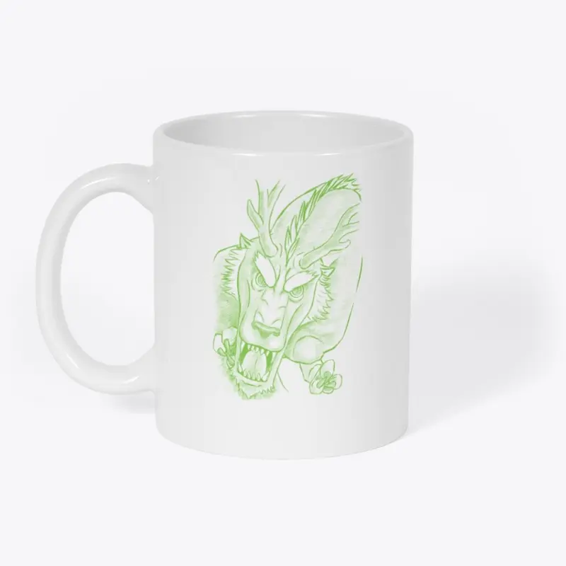 dragon of legend green design