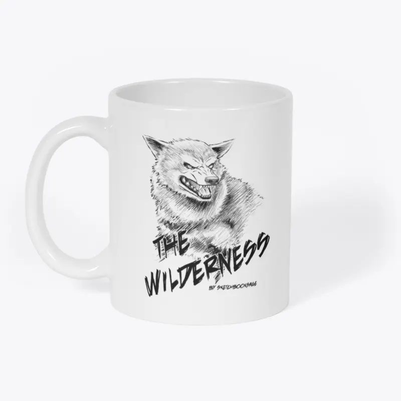 the wilderness, wolf black design