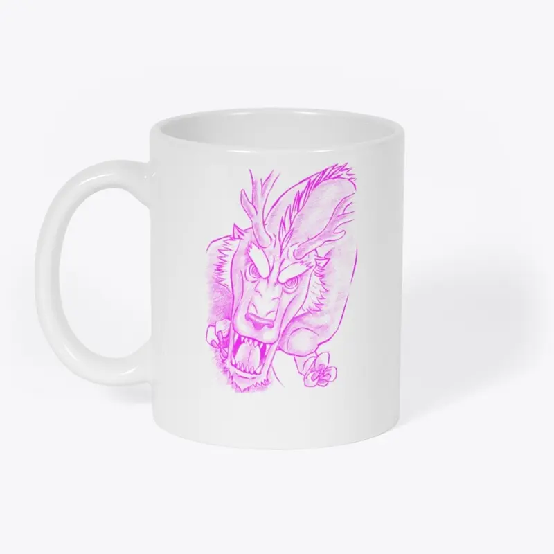 dragon of legend pink design