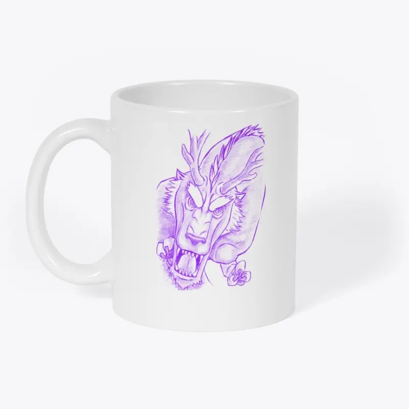 dragon of legend purple design